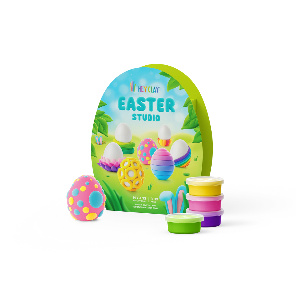 Plasticina Easter Studio 14 Embalagens Hey Clay