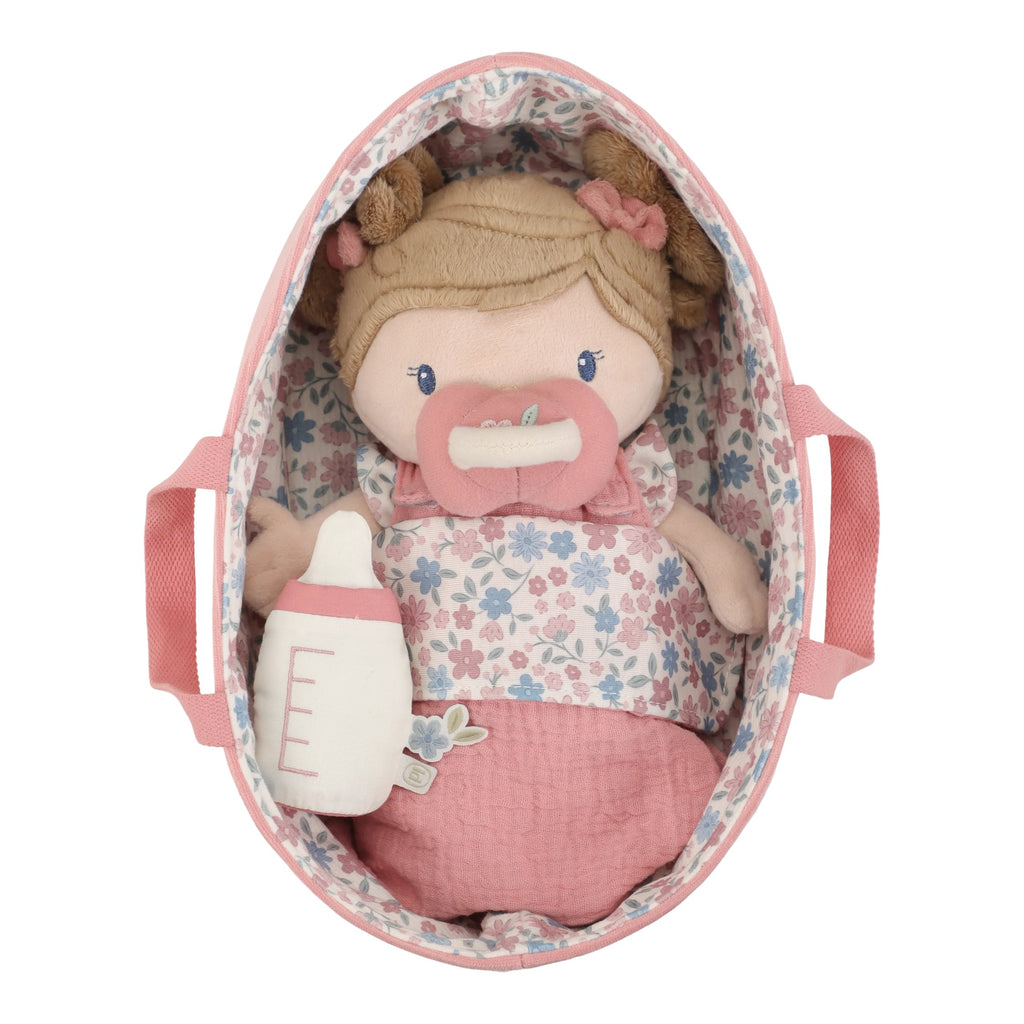 Boneca Bebé | Rosa | Alcofa