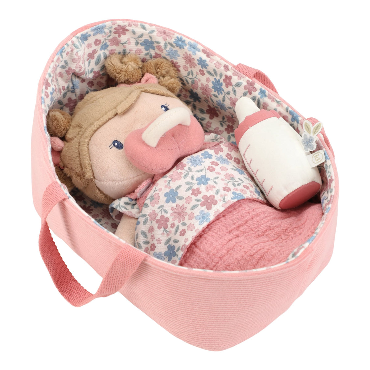 Boneca Bebé | Rosa | Alcofa