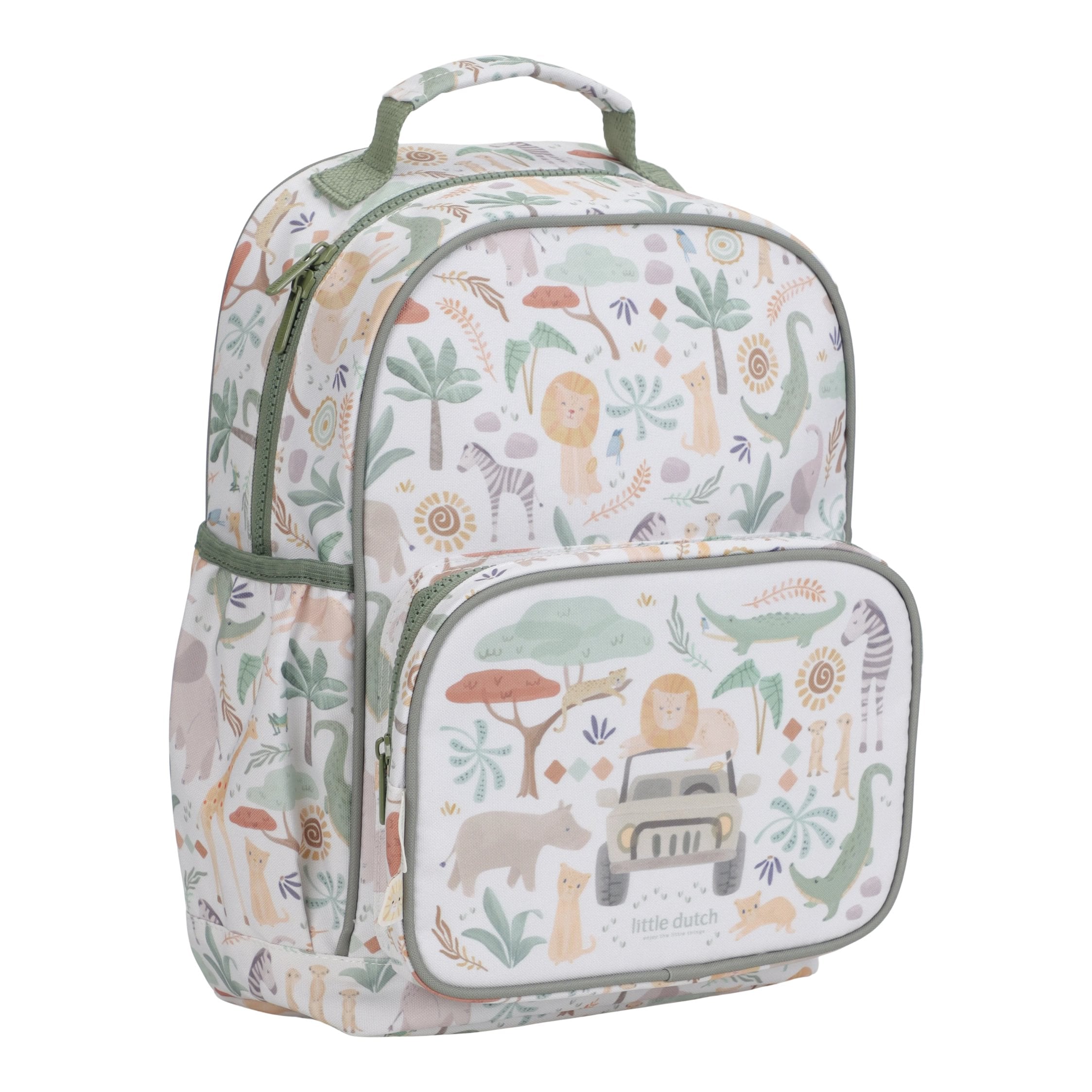 Mochila | Branco | 35 cm | Safari Friends