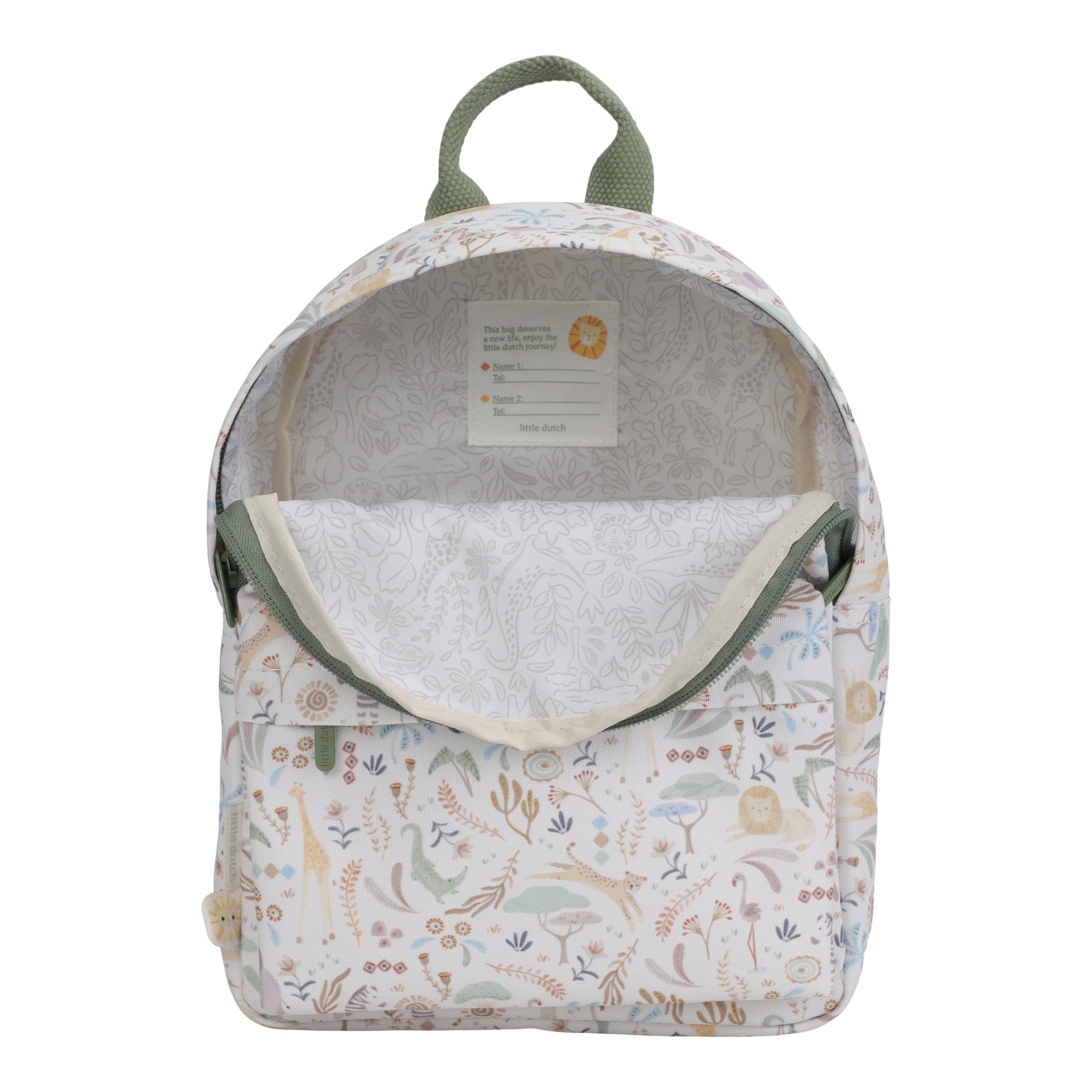 Mochila | Branco | 29 cm | Safari Friends