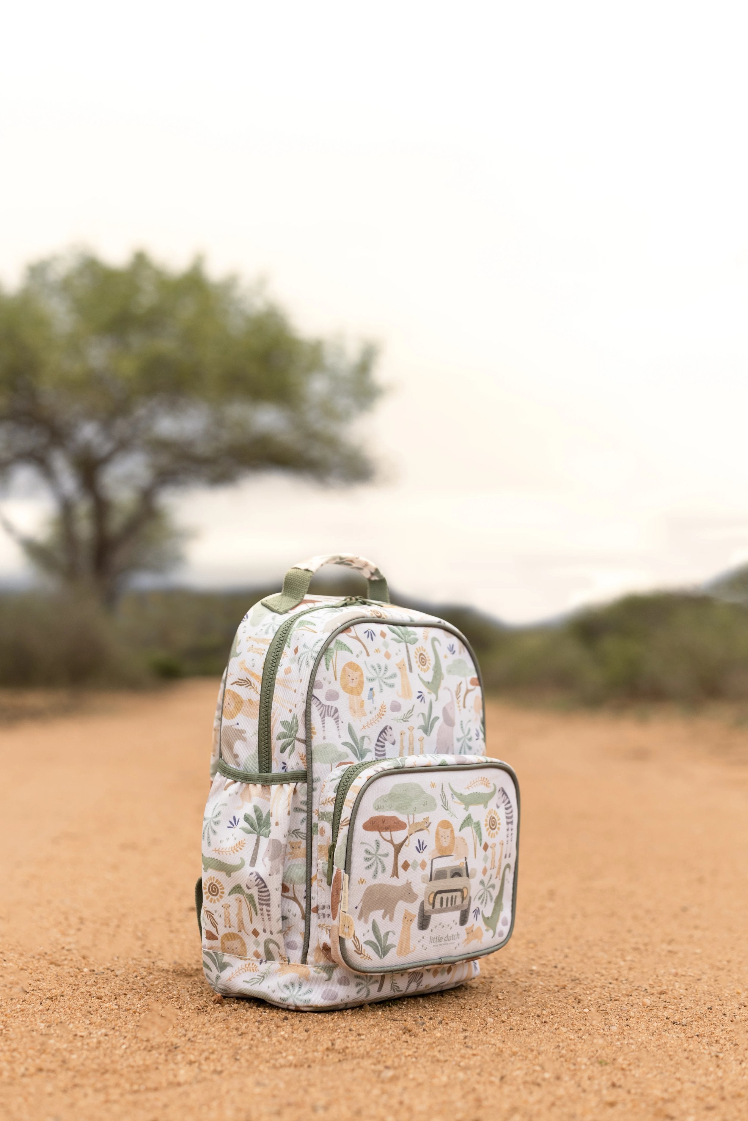Mochila | Branco | 35 cm | Safari Friends