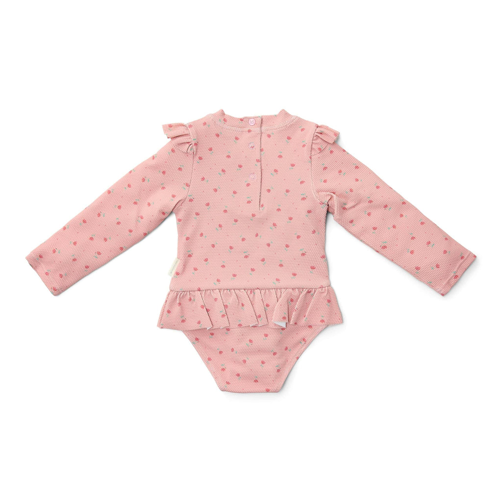 Fato de Banho | Manga Comprida | Sunny Flowers Blush