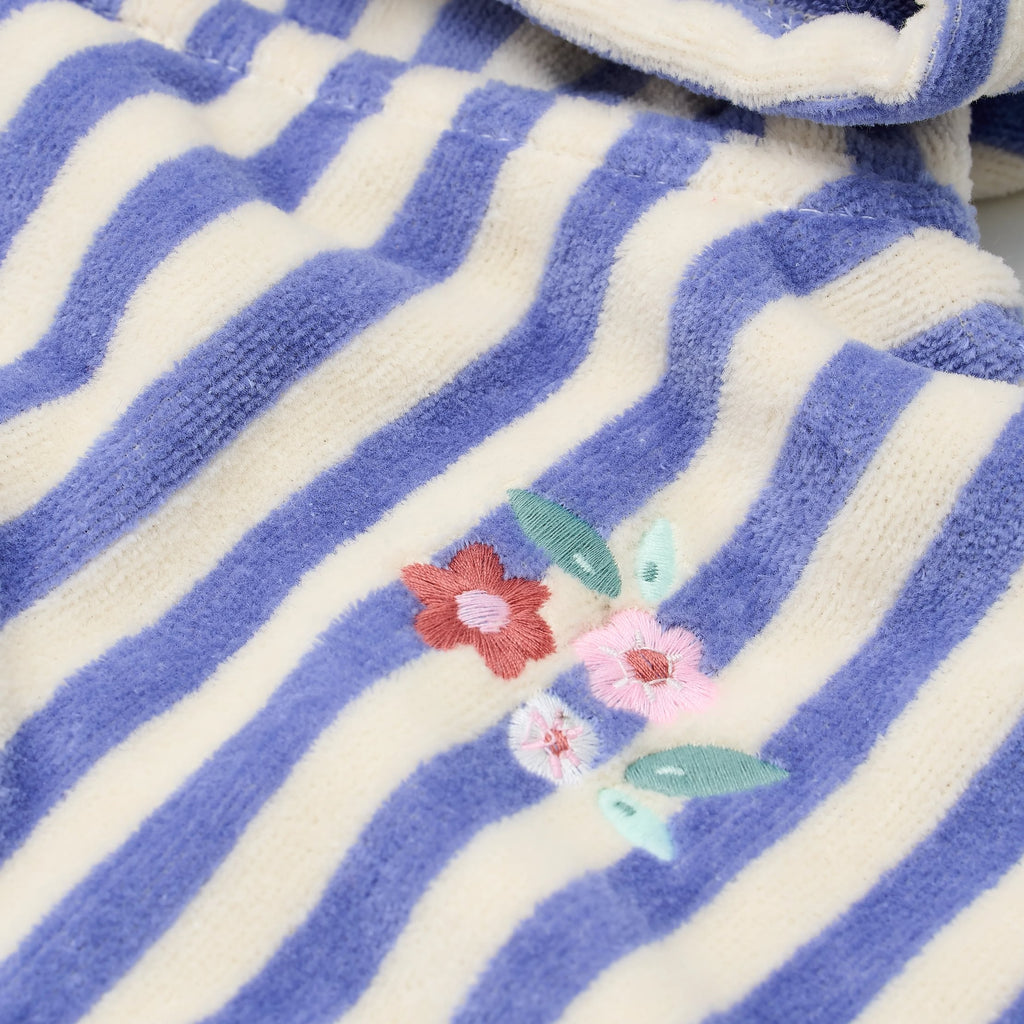 Poncho de Praia | Dreamy Purple Stripe