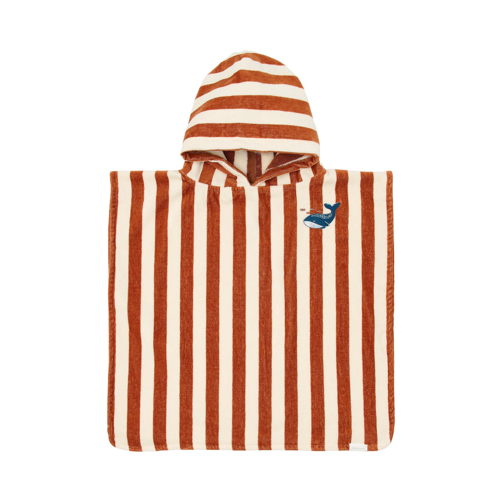 Poncho de Praia | Ocean World Brown Stripe
