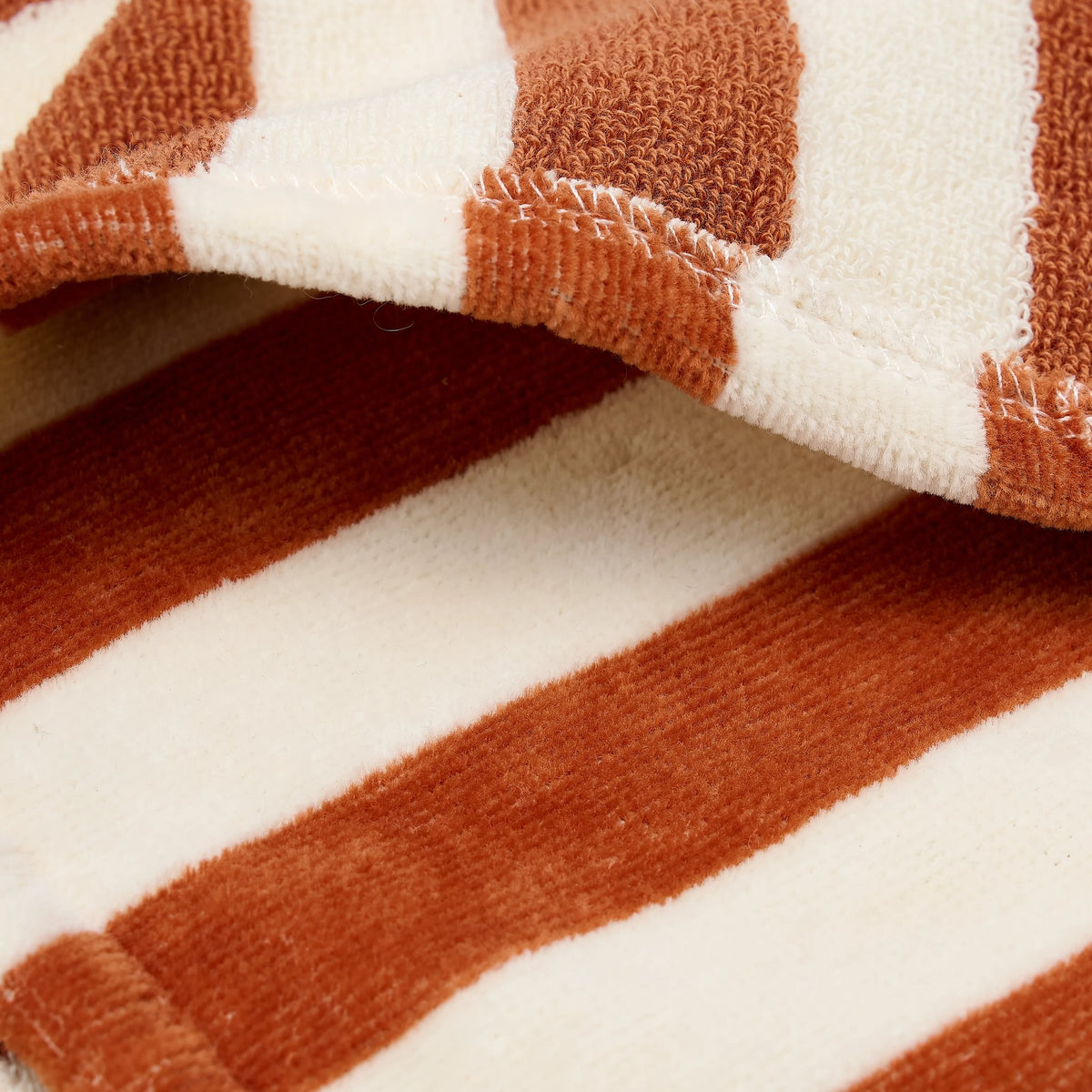 Poncho de Praia | Ocean World Brown Stripe