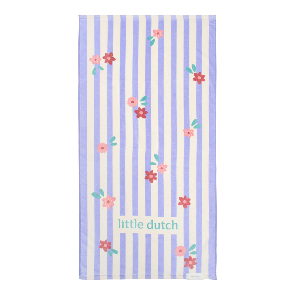 Toalha de Praia | Dreamy Purple Stripe