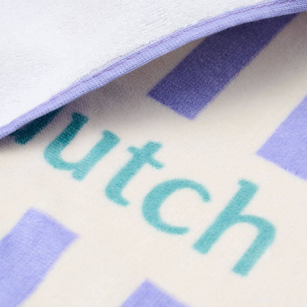 Toalha de Praia | Dreamy Purple Stripe