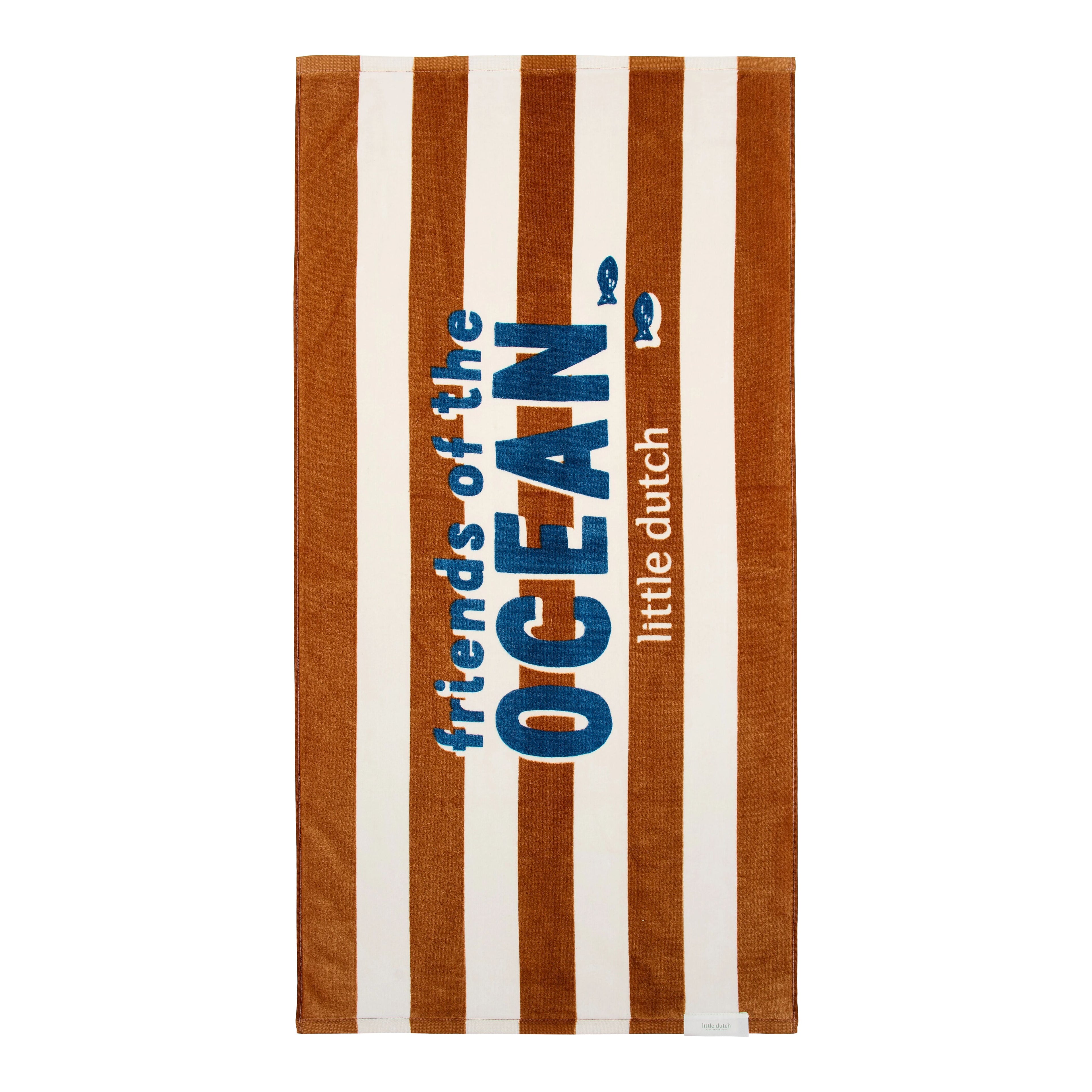 Toalha de Praia | Ocean World Brown Stripe