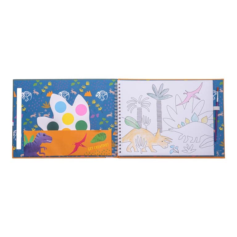 Mini Caderno de Pinturas | Dinossauro