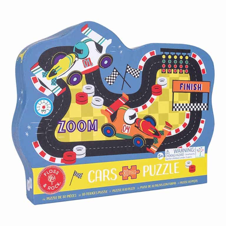 Puzzle | Circuito de Carros | 80 Peças