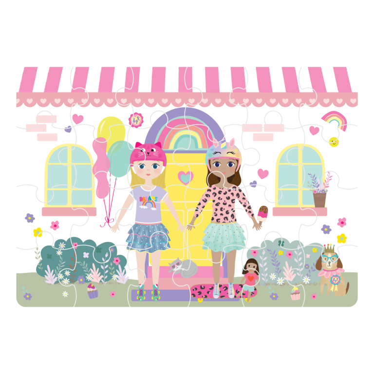 Mini Puzzle | 24 Peças | Best Friends