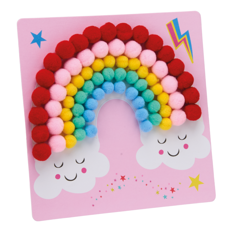 Arte com Pompons | Rainbow Fairy