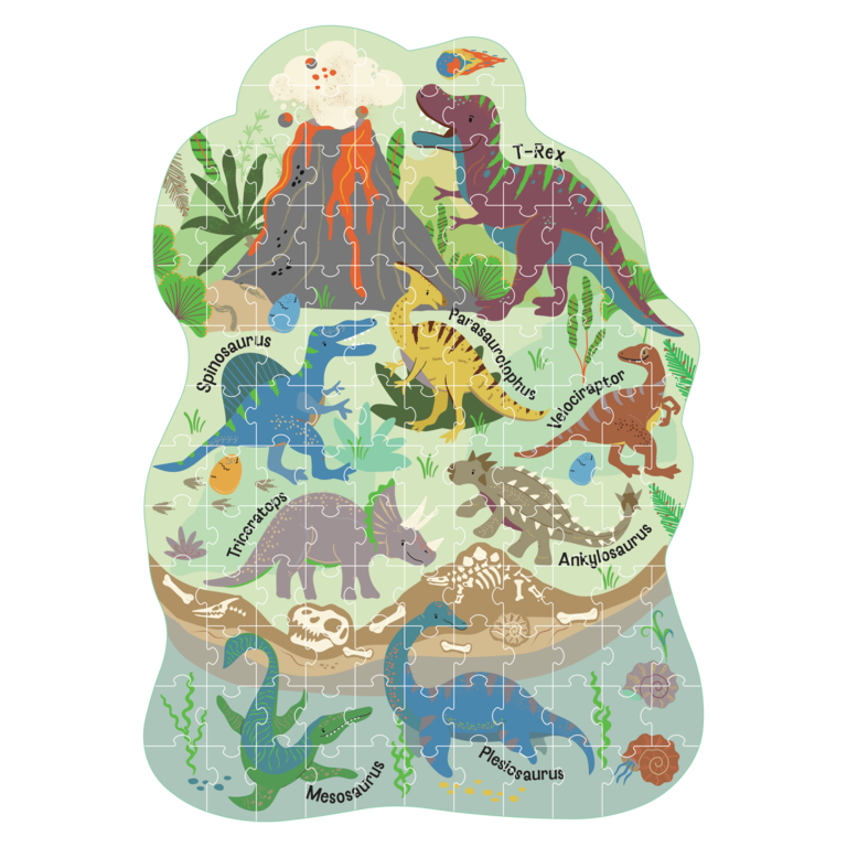 Puzzle | 120 Peças | Dino