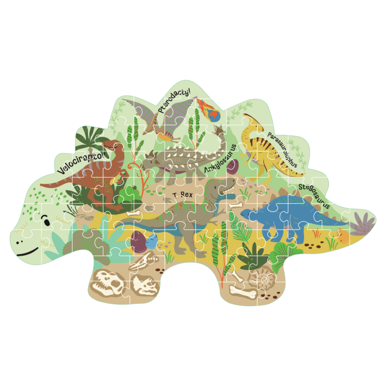 Puzzle | 60 Peças | Dino