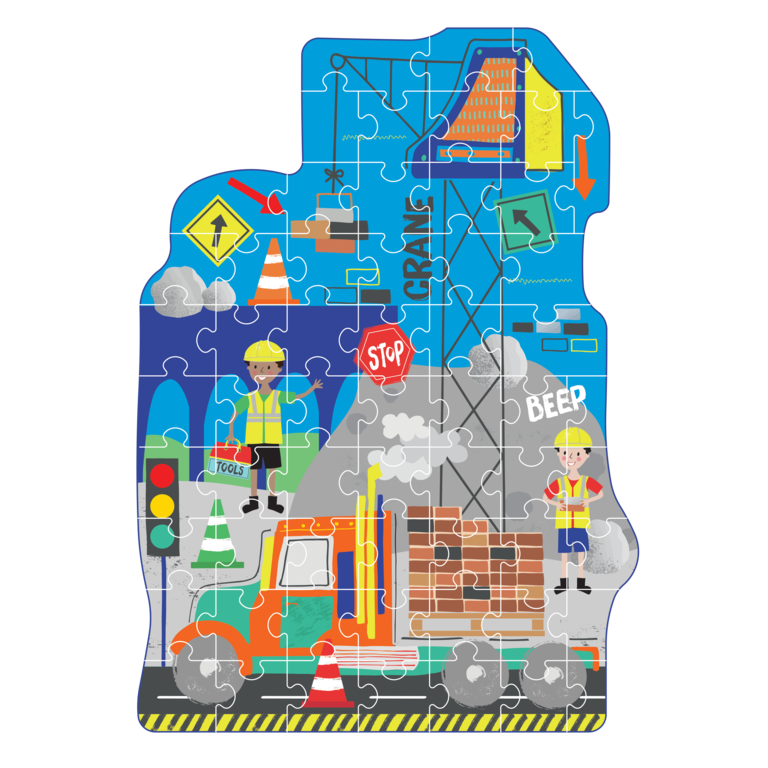 Puzzle | 60 Peças | Construção