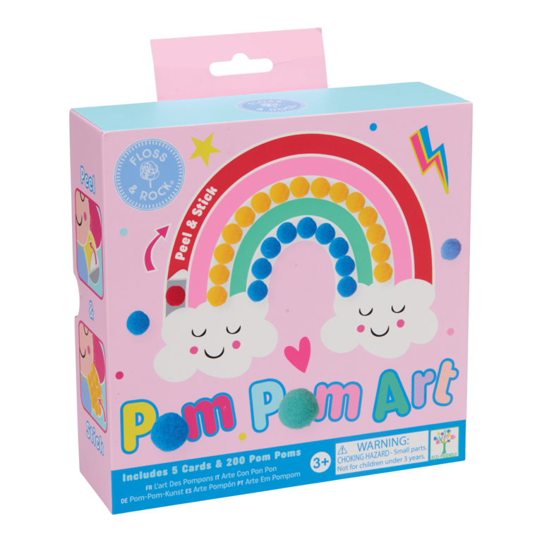 Arte com Pompons | Rainbow Fairy