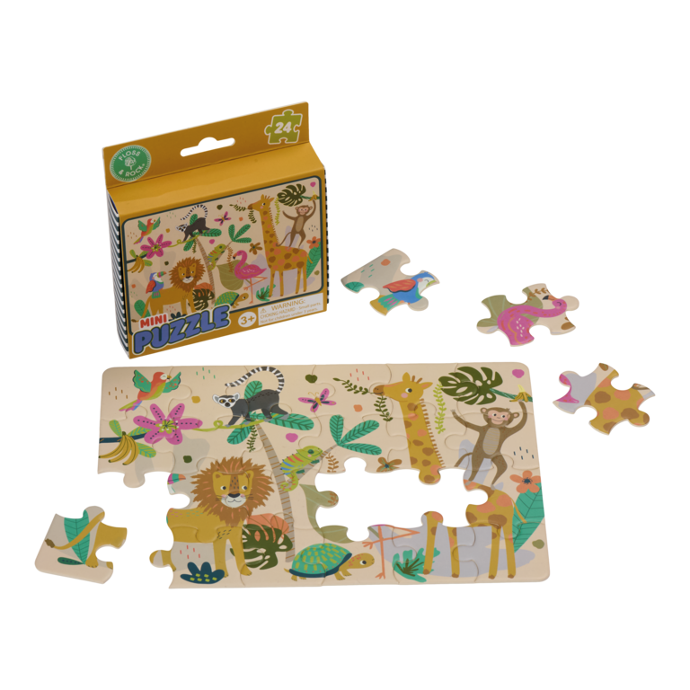Mini Puzzle | 24 Peças | Selva