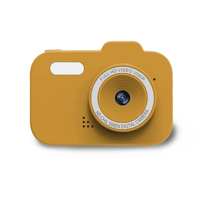 Máquina fotográfica digital infantil Zazu amarela – vista frontal