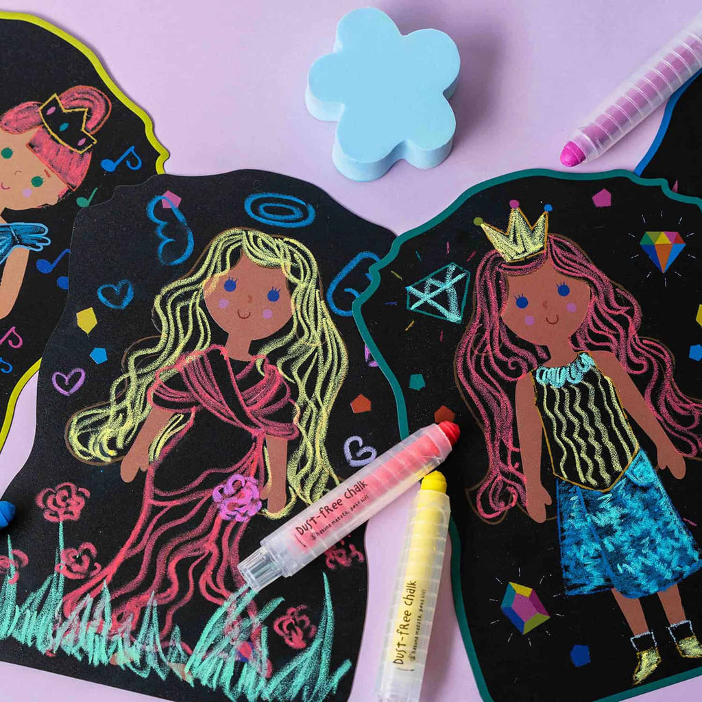 Art To Go Chalk Art  | Dress-up the Princes