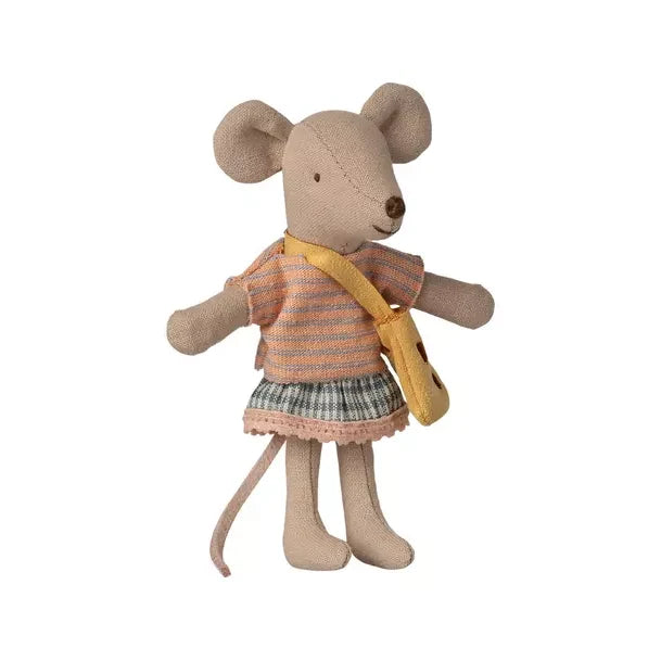Little Sister Mouse With Bag | Maileg