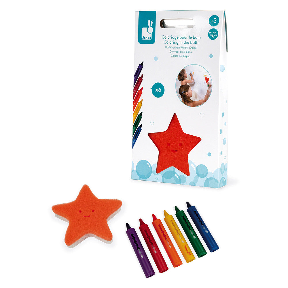 6 Canetas de Banho | Coloring in the Bath