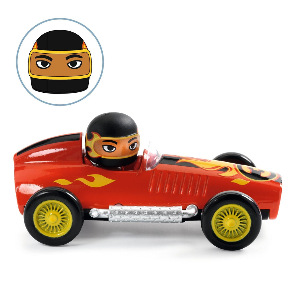 Carrinho Red Super Speed Crazy Motors Djeco - imagem 2