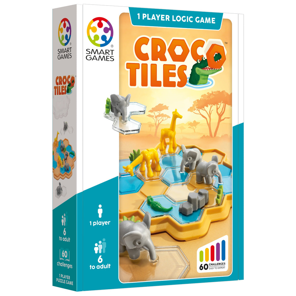 Jogo Croco Tiles SmartGames embalagem