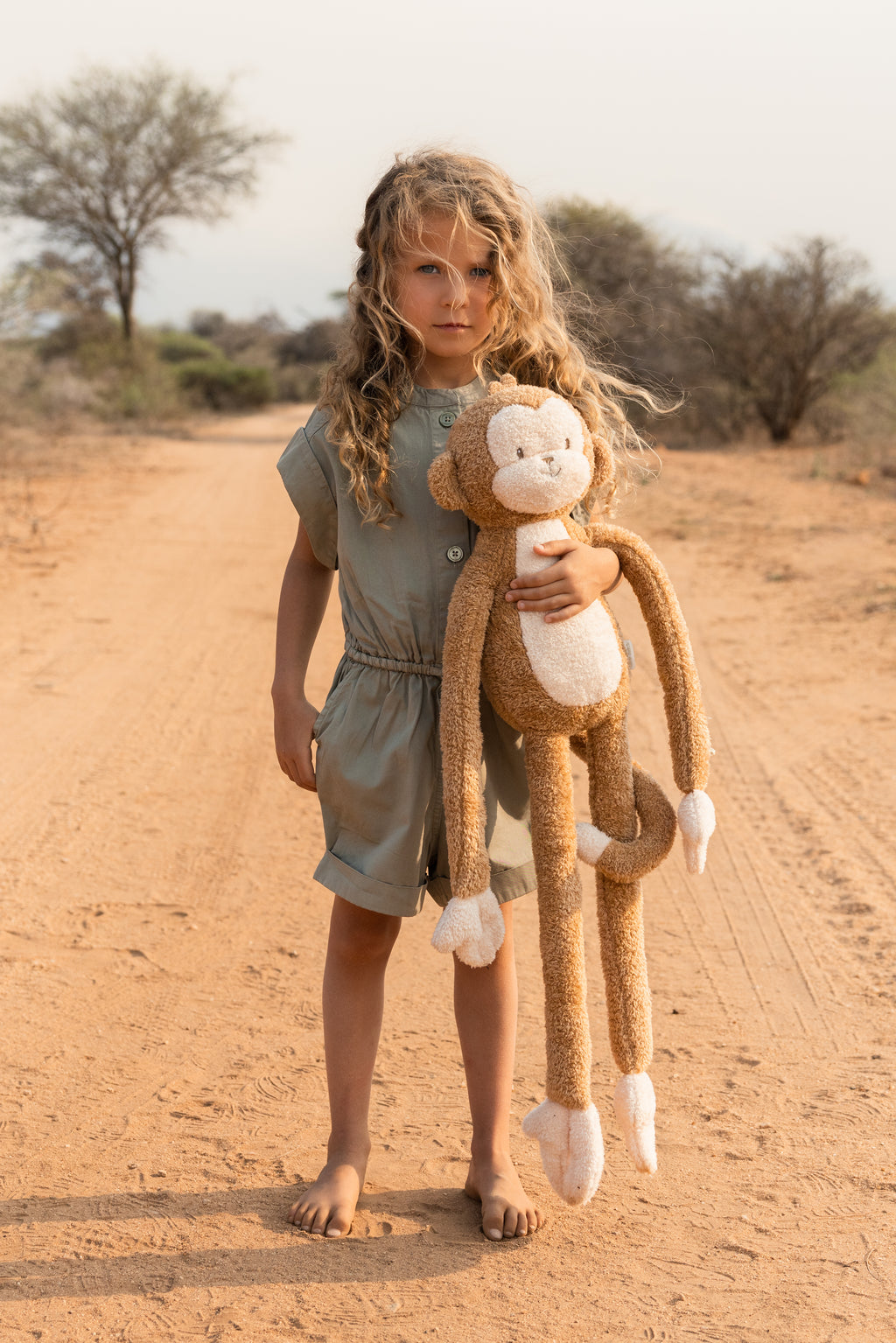 Peluche Macaco XL | Castanho | Safari Friends