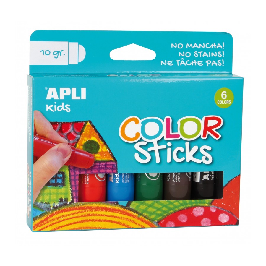 Color Sticks | Cores Sortidas | 6 Cores