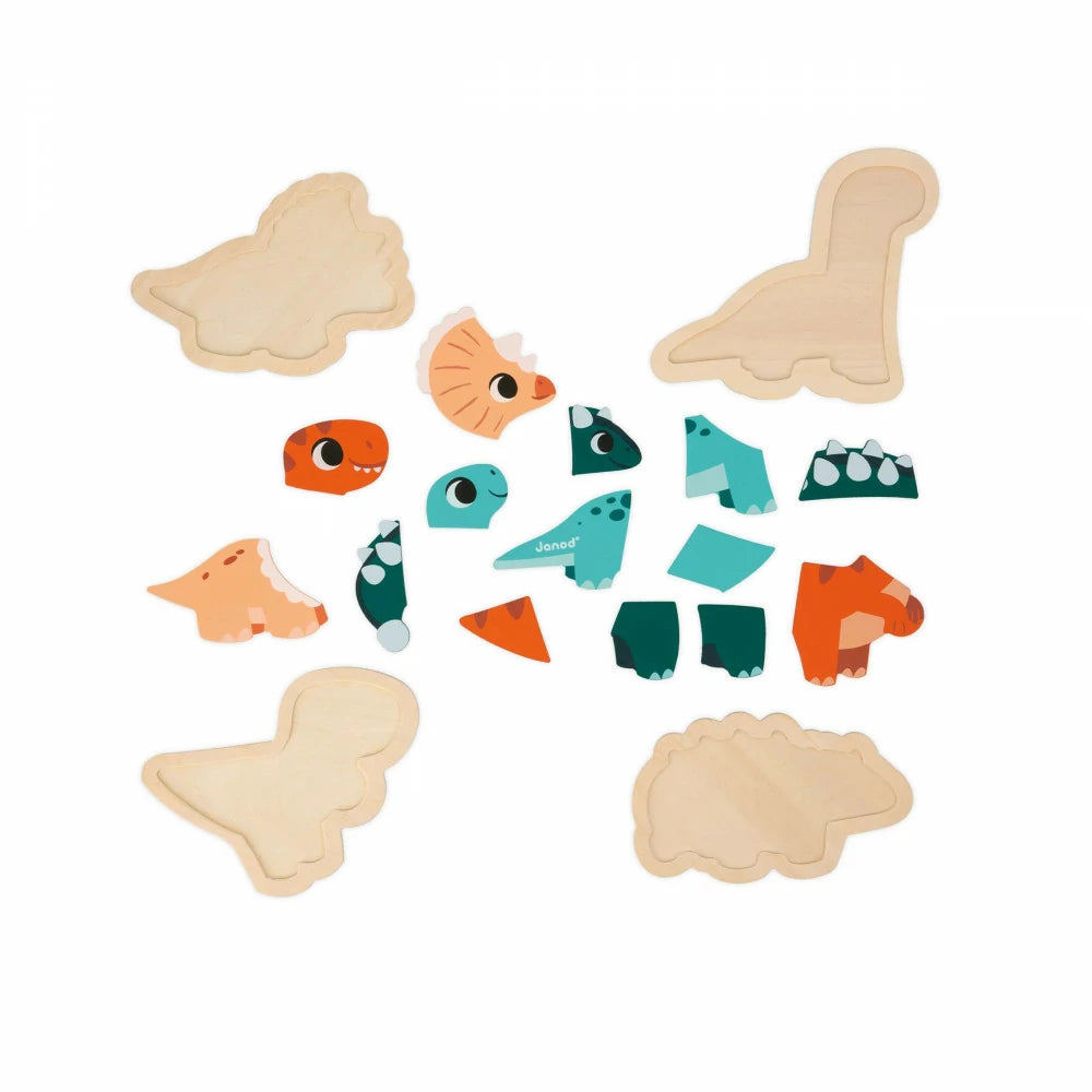 Dino | 4 Puzzles Evolutivos