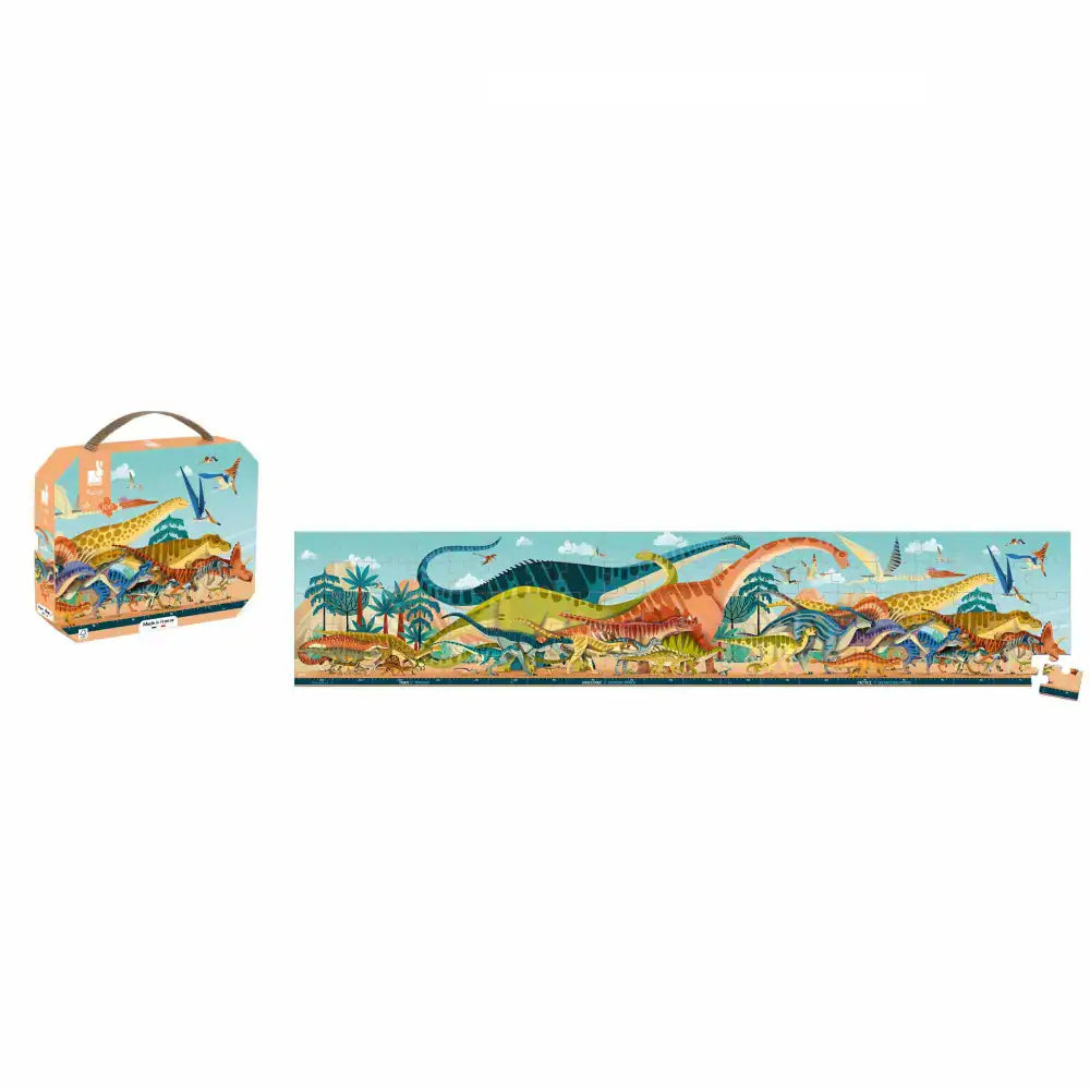 Puzzle | Panorâmico | Dino | 100 Peças