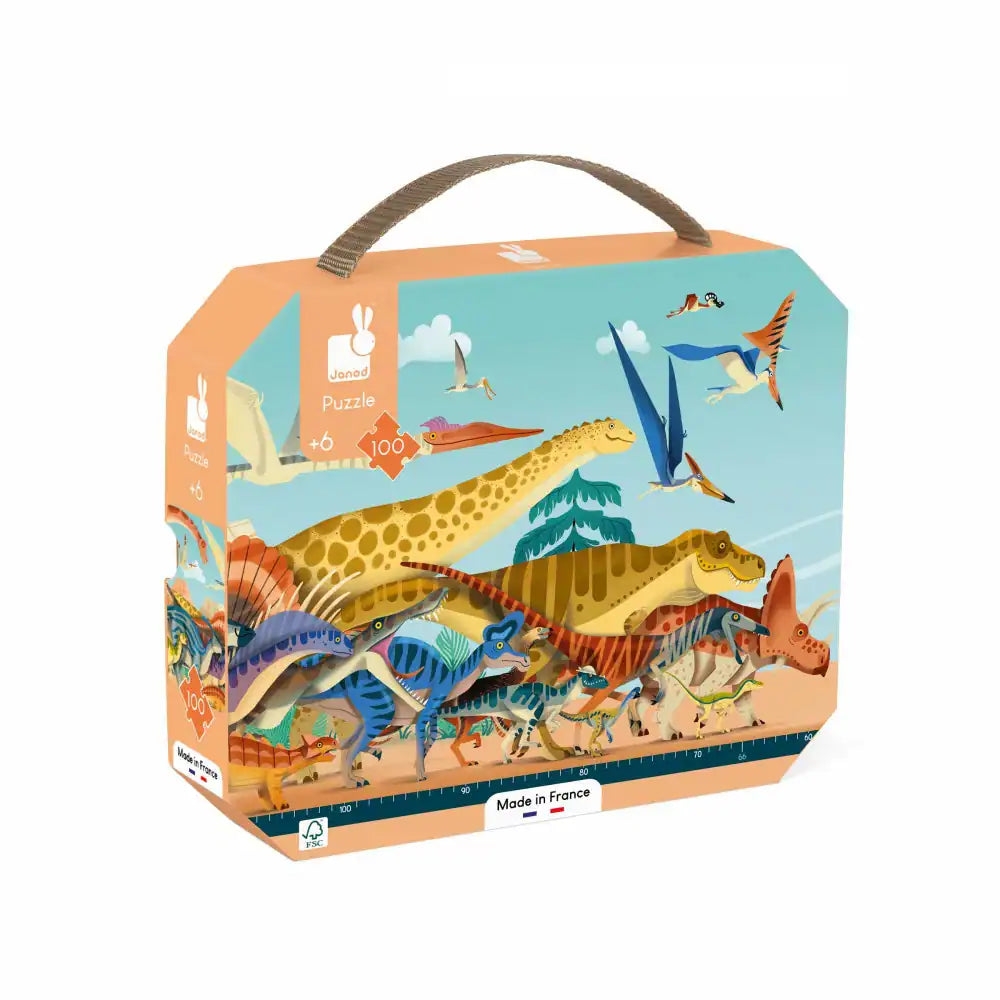 Puzzle | Panorâmico | Dino | 100 Peças