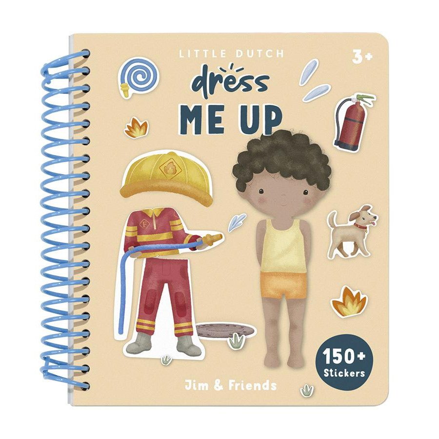 Livro Dress Me Up Jim & Friends - Little Dutch