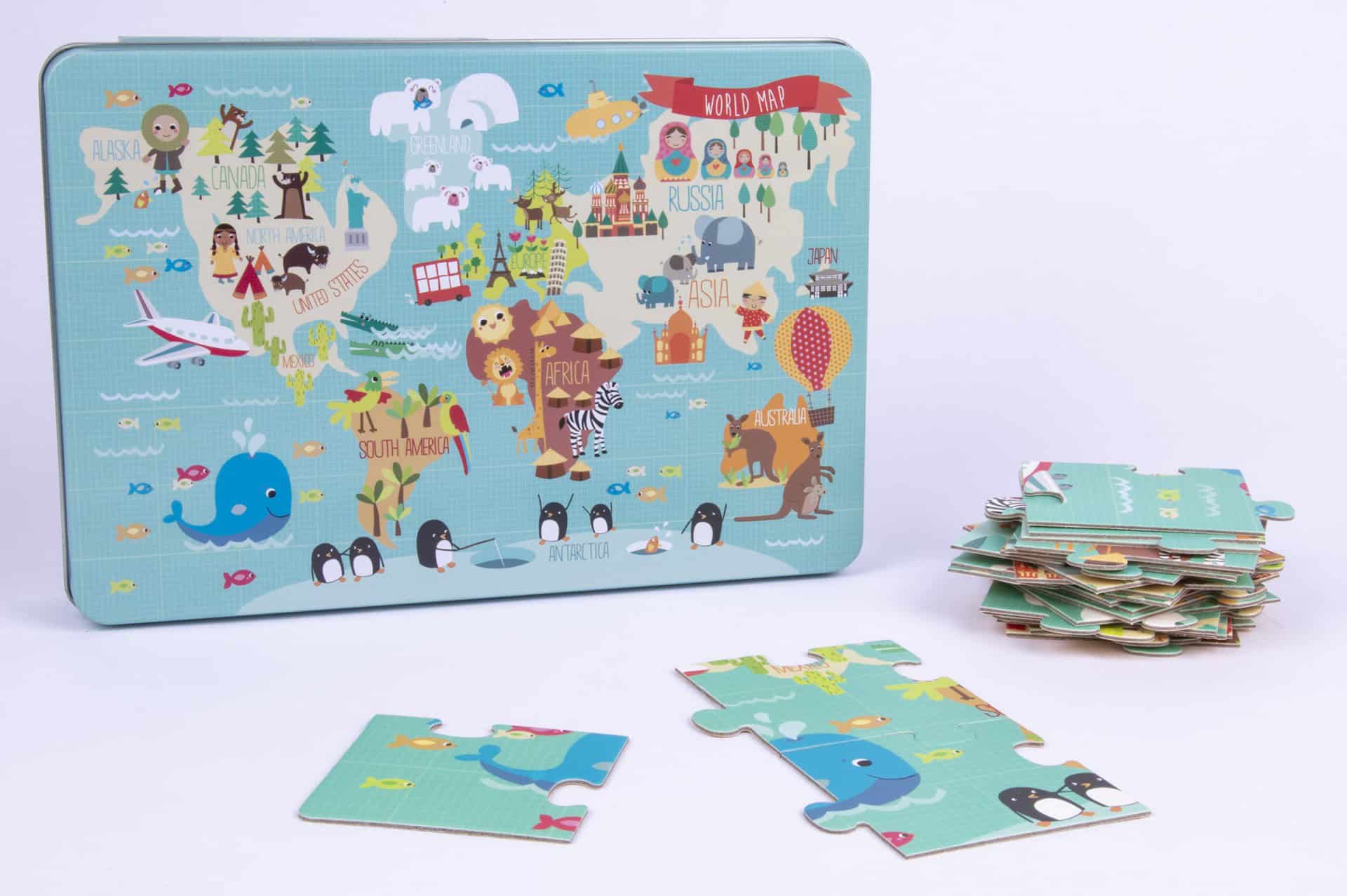 Puzzle | Mapa Mundo | 24 Peças