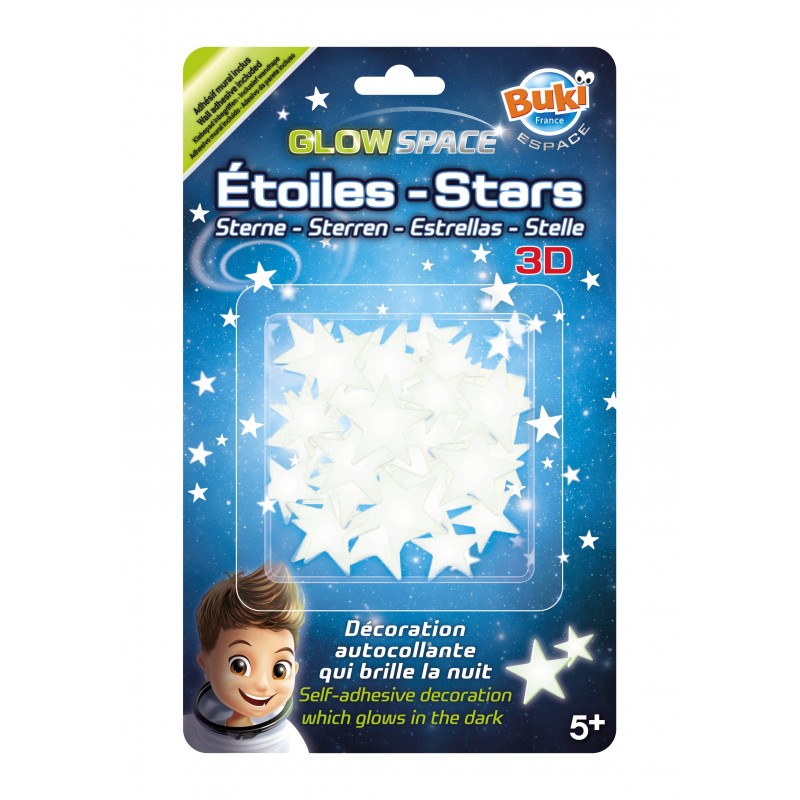 Autocolante | Estrelas 3D | Brilha no escuro