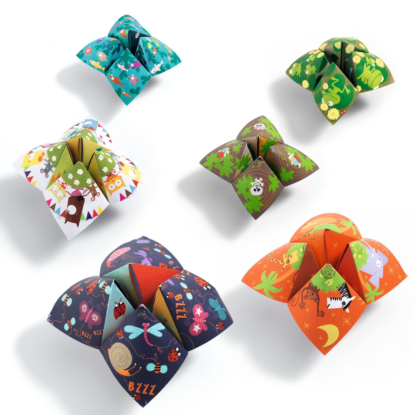 Quantos-Queres Animais | Origami com Autocolantes