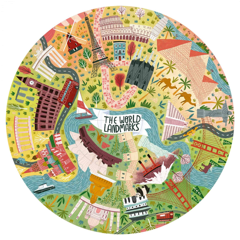 Puzzle Circular | Monumentos