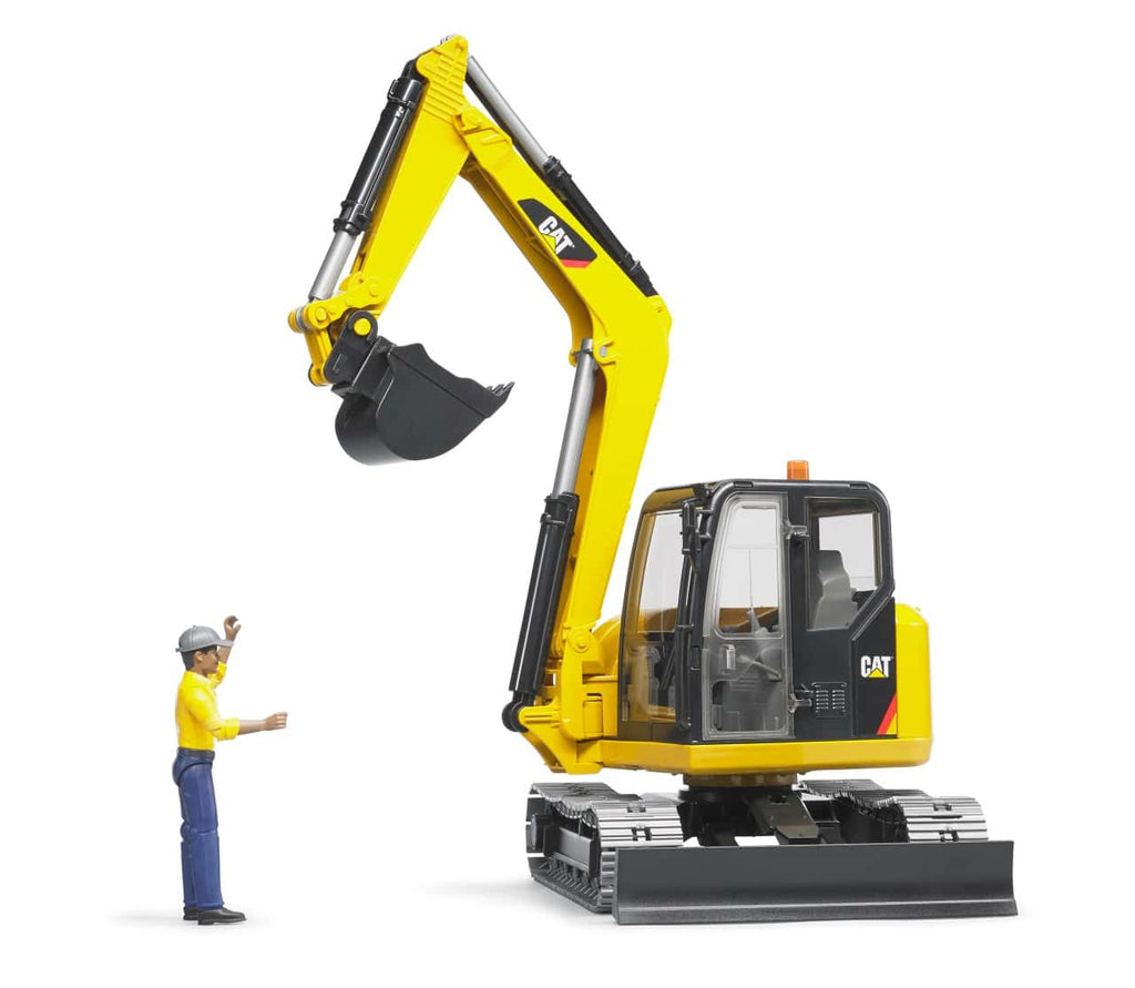 CAT Mini Escavadora com Figura