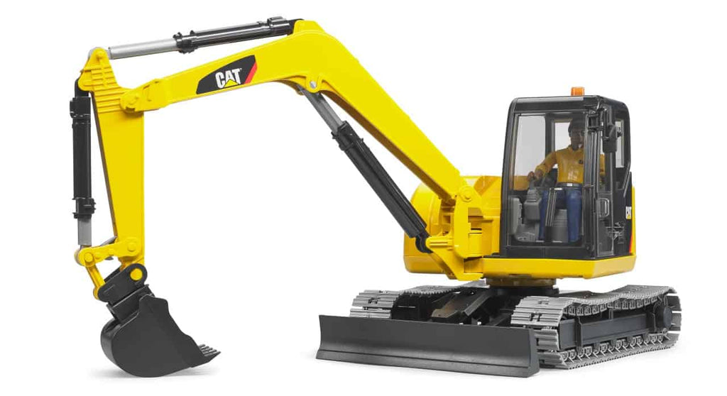 CAT Mini Escavadora com Figura