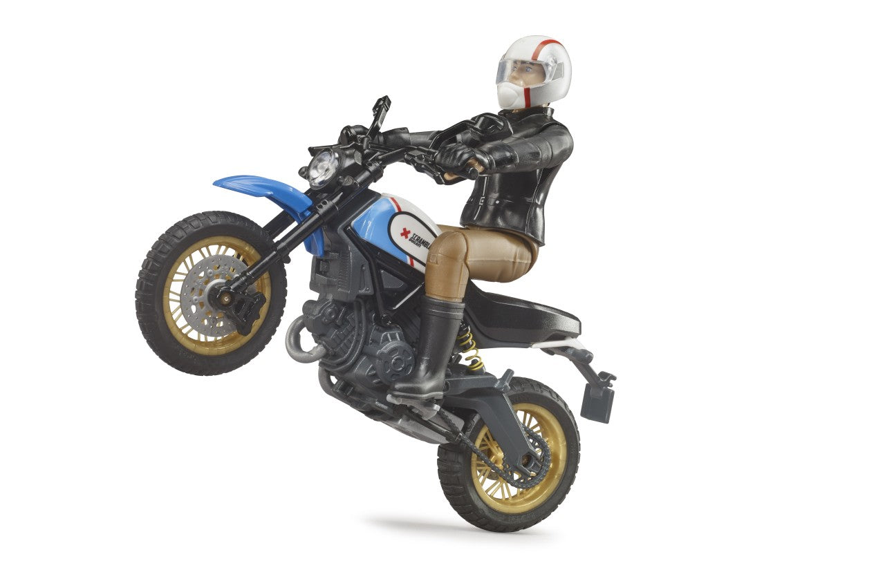 Ducati Scrambler Desert Slade com figura