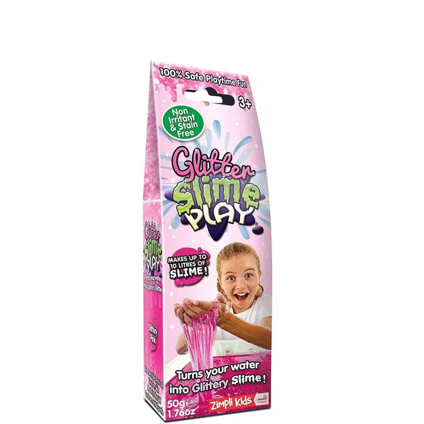 Glitter Slime Play | Rosa