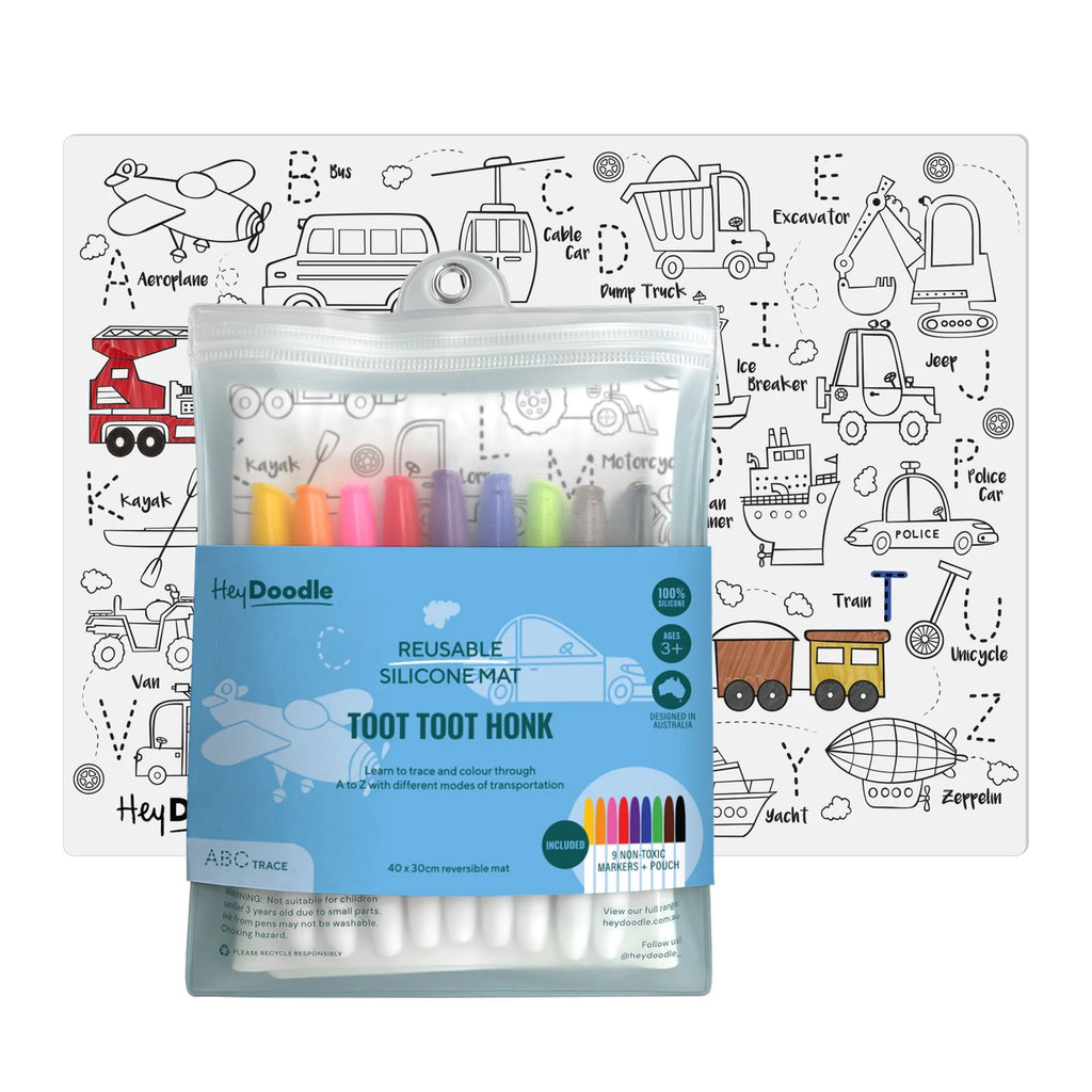 Tapete de Silicone | Reutilizável | Toot Toot Honk