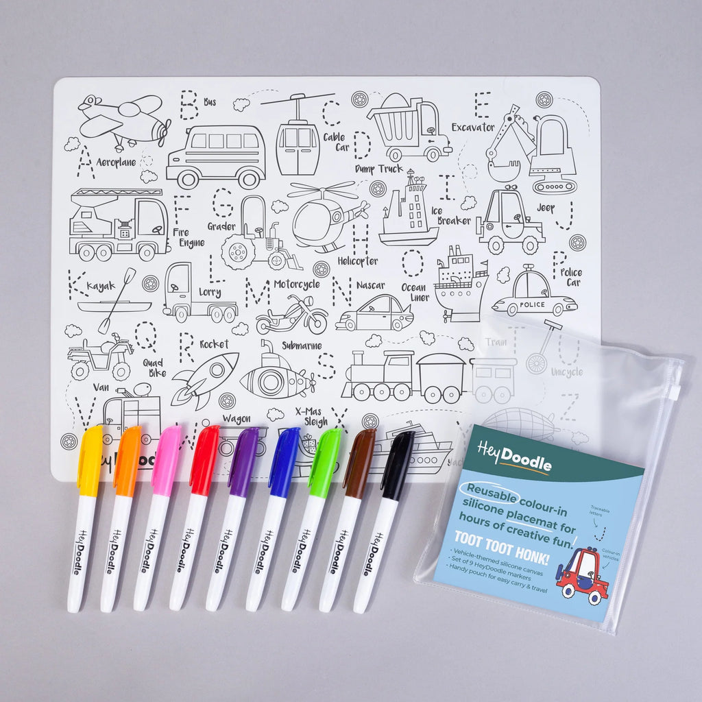 Tapete de Silicone | Reutilizável | Toot Toot Honk