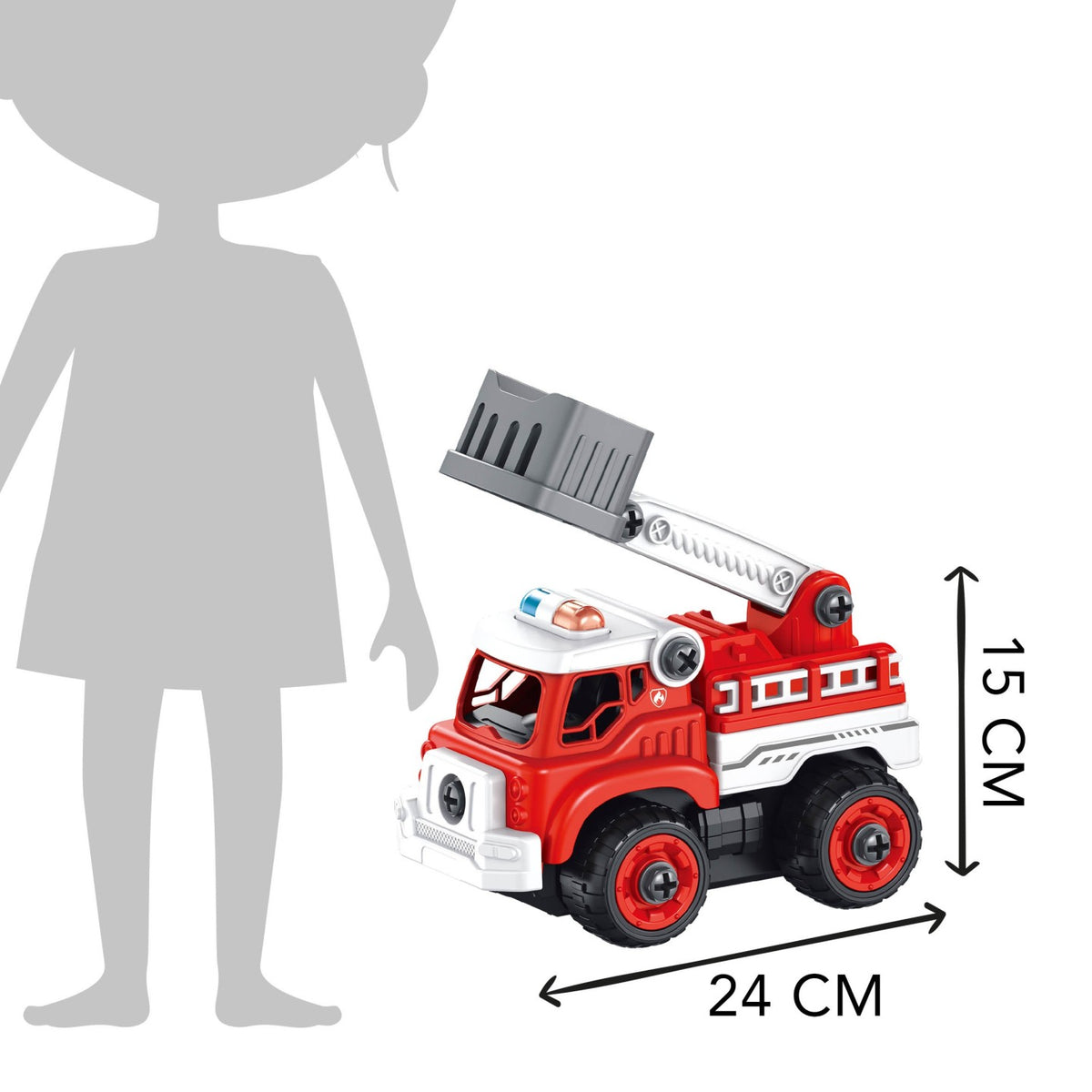 Engenheiro Júnior Camião de Bombeiros Telecomandado Buki - imagem 8
