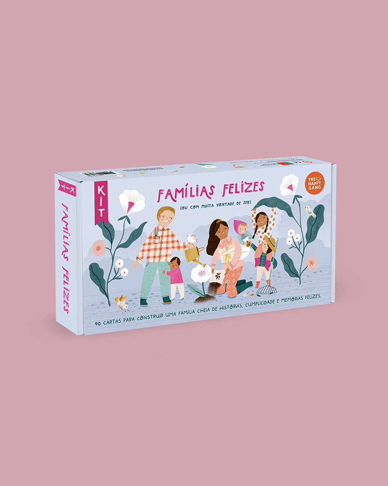Kit Famílias Felizes - caixa do jogo The Happy Gang