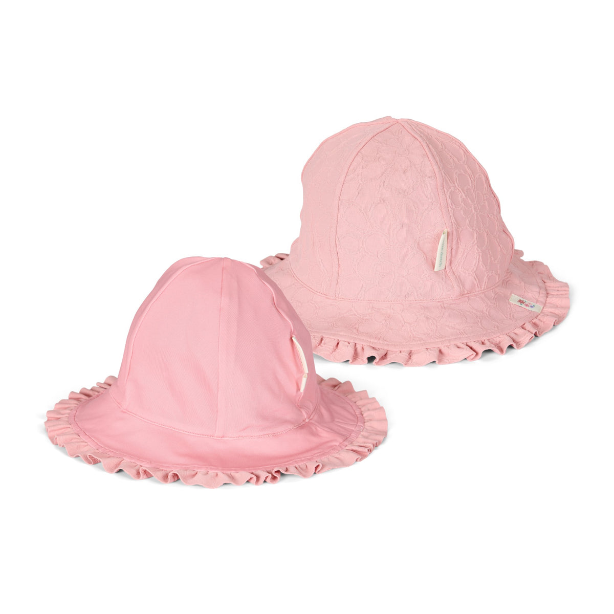 Chapéu de Praia Reversível | Dreamy Pink Rose - Little Dutch