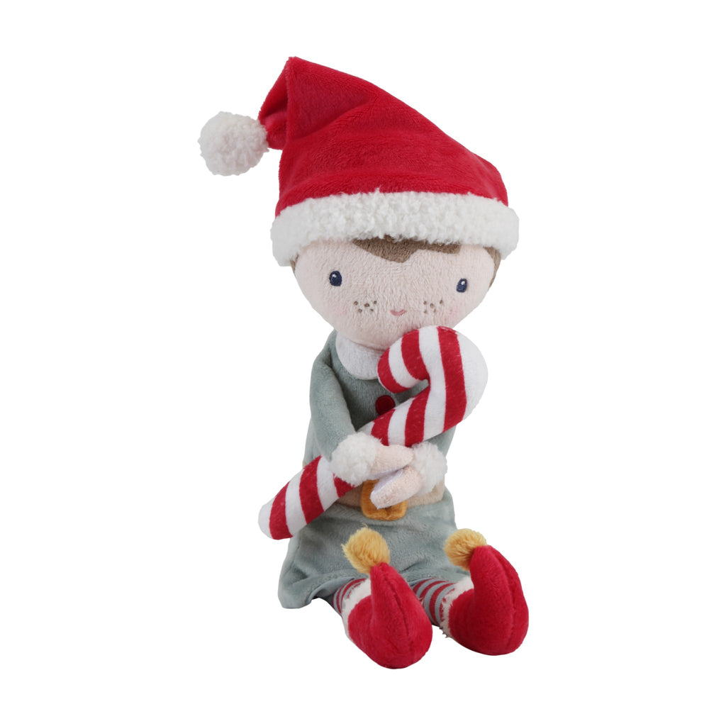 Boneco Jim | Elfo de Natal | 35 Cm - Little Dutch