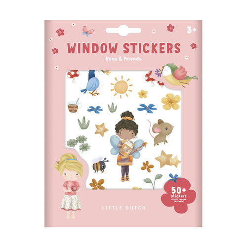 Autocolantes de Vidro | Rosa&Friends - Little Dutch