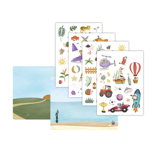 Autocolantes de Vidro | Jim & Friends - Little Dutch